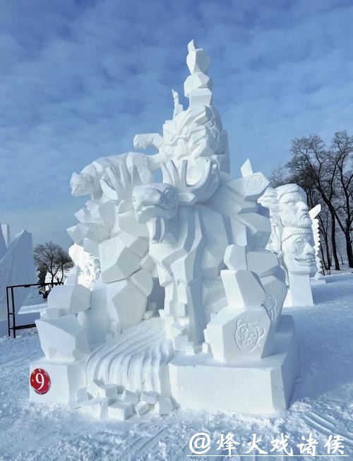 雪雕艺术家冰城秀技艺 雪雕艺术家冰城秀技艺